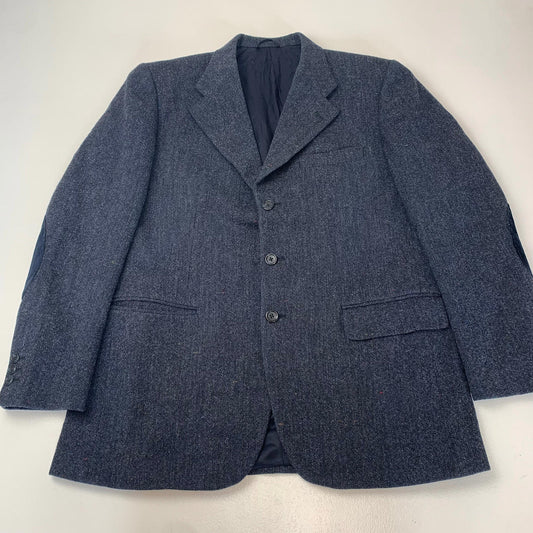 Mens BURBERRY Wool Jacket / Blue / 44R
