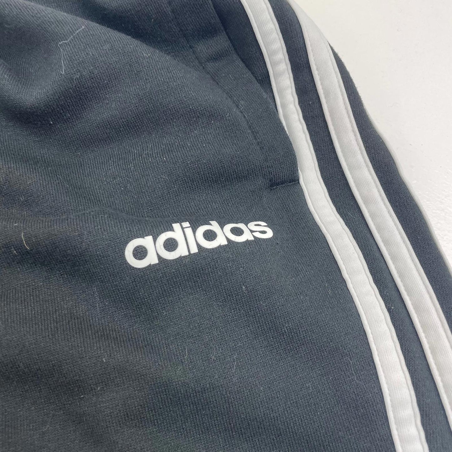 Adidas Climalite Jogger Trousers Stripe Black Women S 8-10