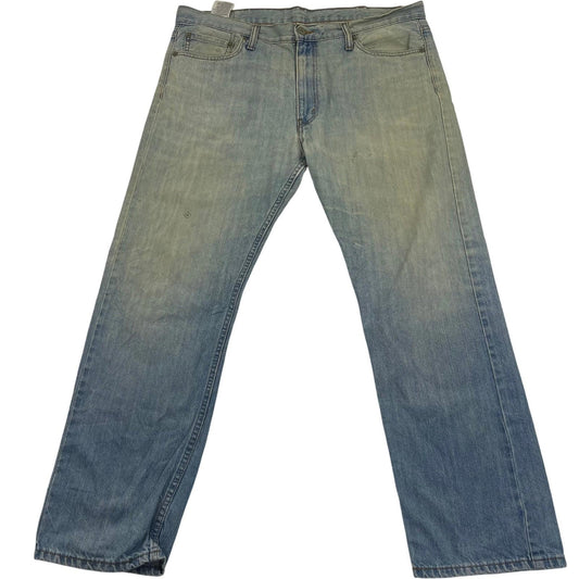 Levi's 504 Straight Leg Denim Light Wash Jeans Blue Mens W38 L30