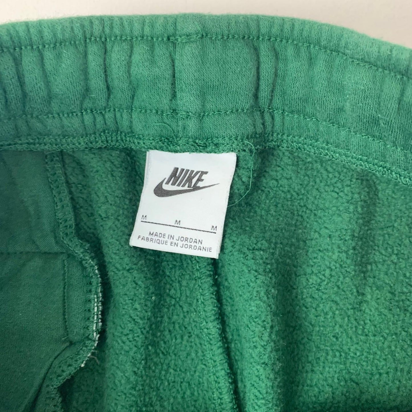 Nike Jogger Sweatpants Shamrock Logo Green Activewear Trousers Mens Medium