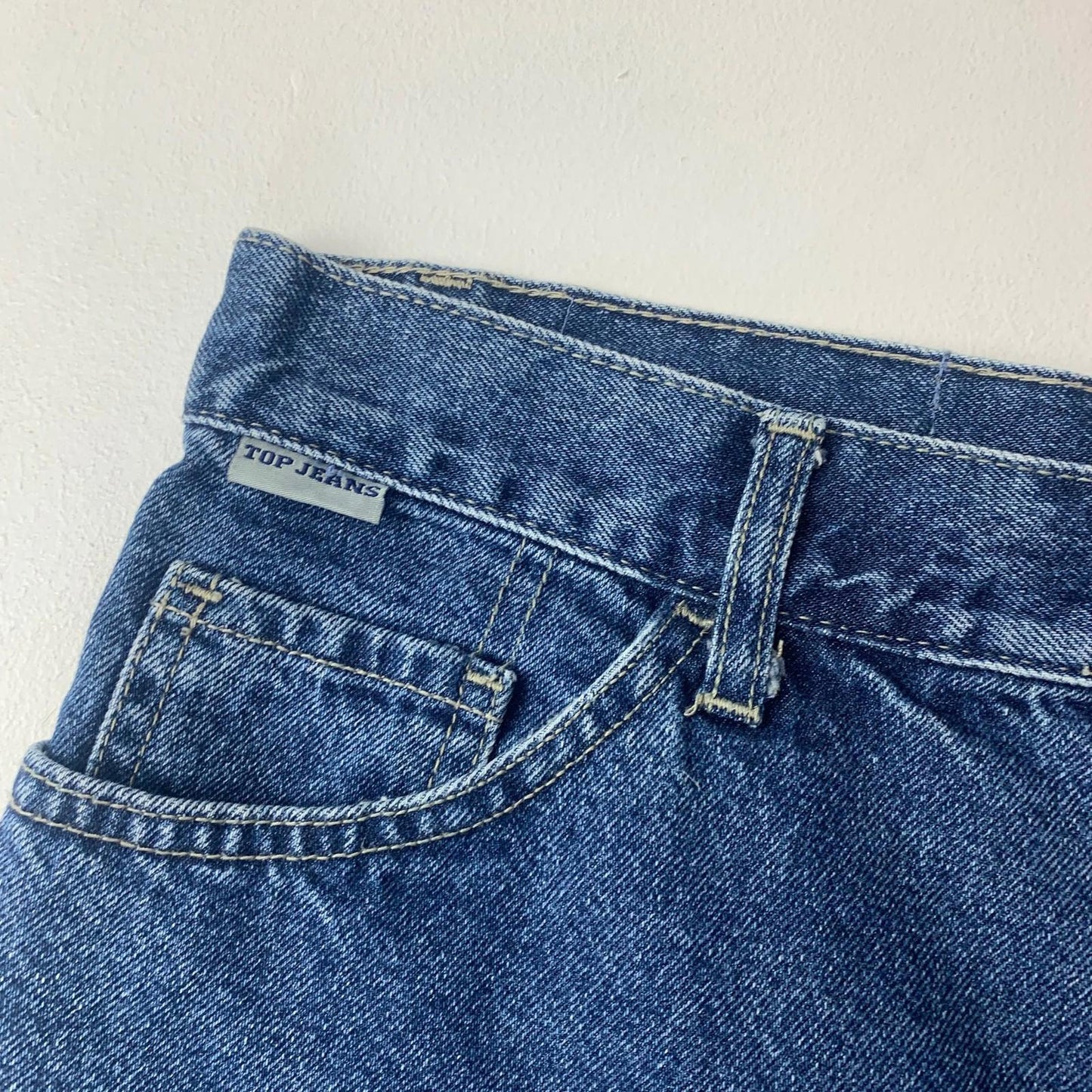 Top Jeans Denim Shorts Casual Blue Mens W34 / L