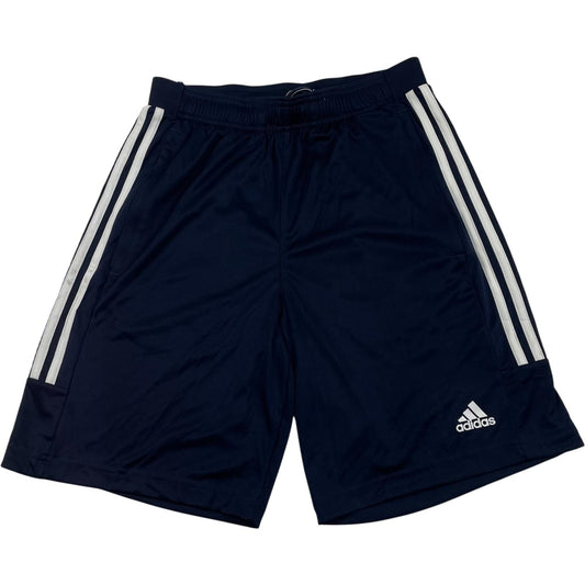 ADIDAS AEROREADY Activewear Shorts Sport Stripes Black Mens Small