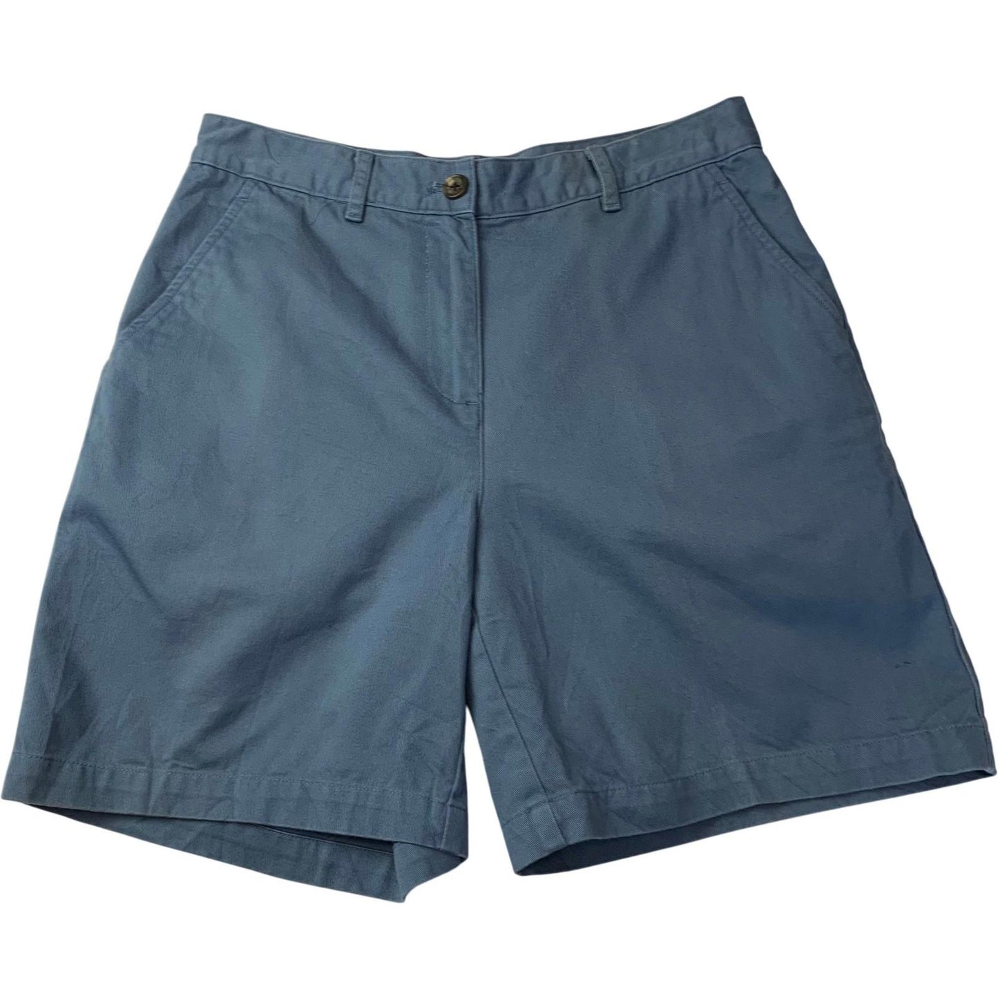 Lauren Ralph Lauren Women's Chino Bermuda Shorts Blue Cotton USA 4 UK 8
