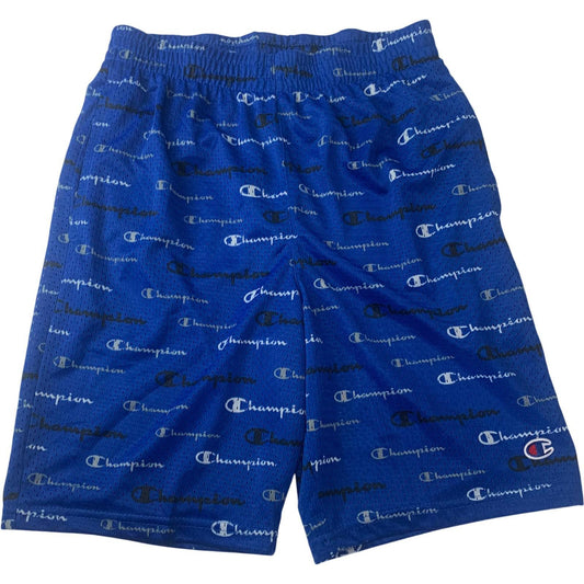 Champion Athletic Shorts All Over Print Mesh Blue Boys Large L