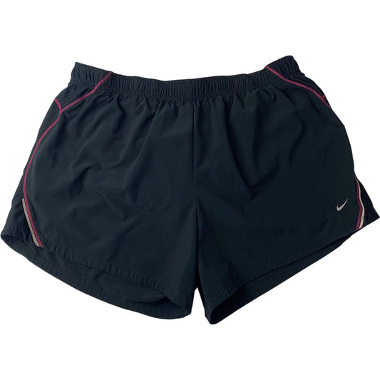 Nike Running Shorts Dri-FIT Black Pink Stitching Womens Medium