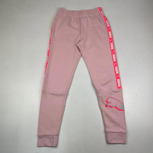 PUMA Girls Joggers Pink , Jogging Bottoms , Youth Size XL (16)