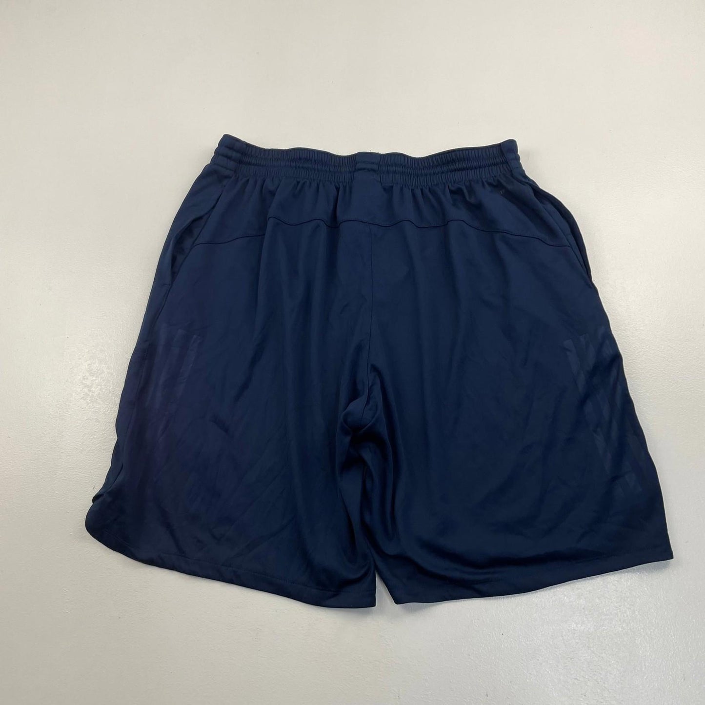 Adidas Climalite Activewear Shorts Elastic Waist Blue Mens XL