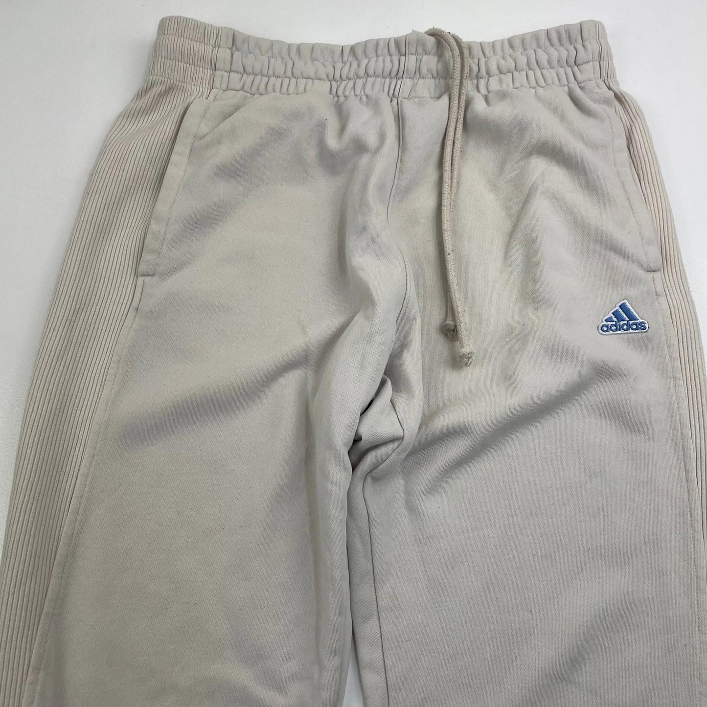 Adidas Jogger Trousers Casual Beige Athletic Women L