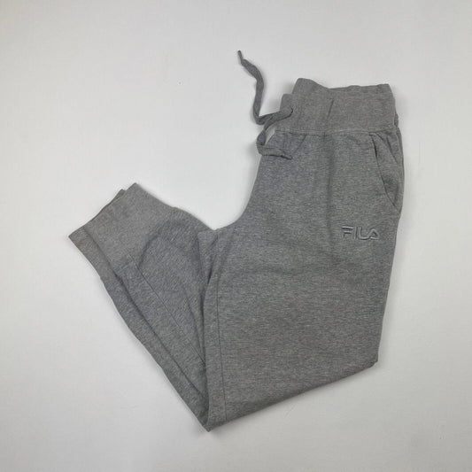 Women’s FILA Grey Joggers , Light Grey Sweatpants , Size Small