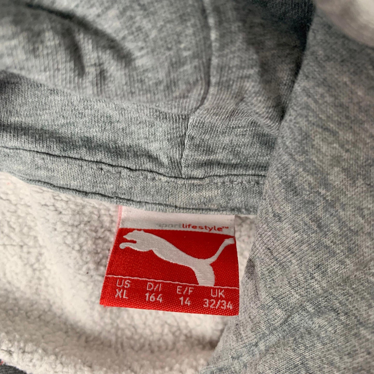 Girls PUMA Hoodie / Grey / Youth XL / 14-15yrs