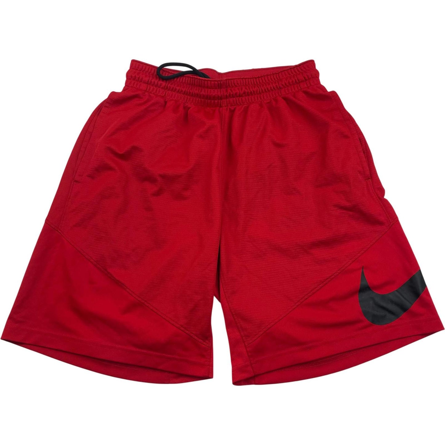NIKE Activewear Shorts Athletic Red Black Logo Mens Size M