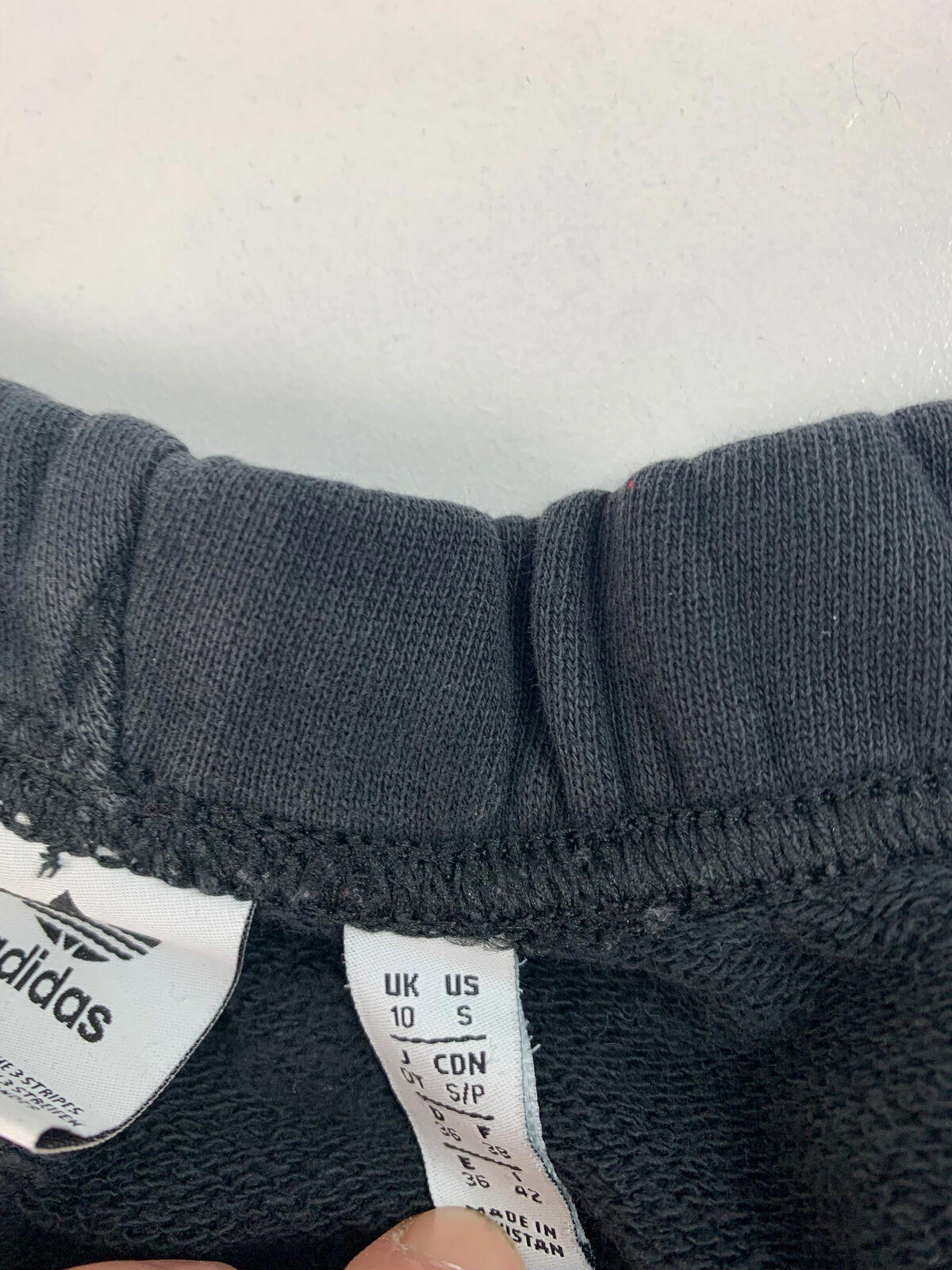 Women’s ADIDAS Joggers / Black / uk10 / Small / Zipped Pockets / Jogging Bottoms