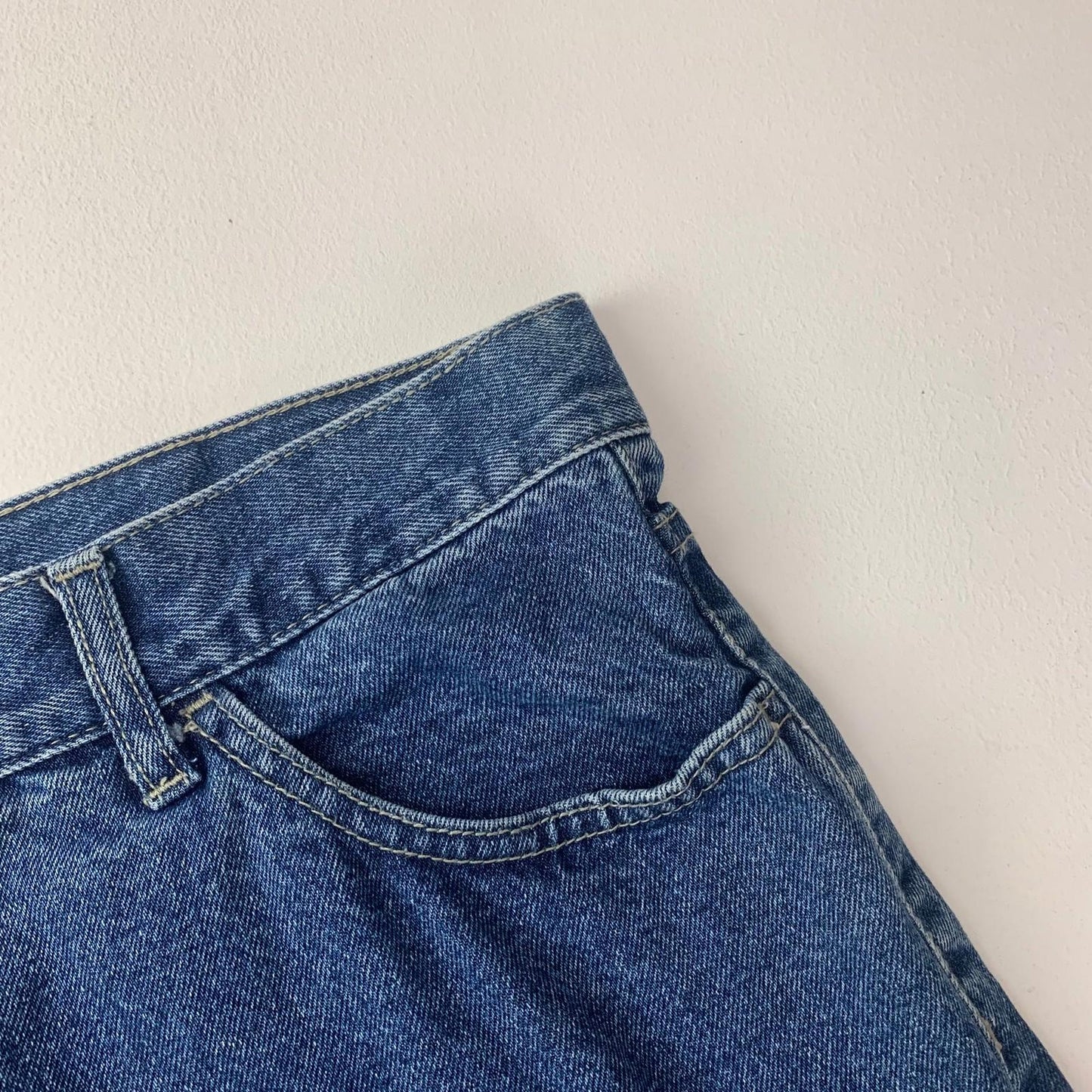 Top Jeans Denim Shorts Casual Blue Mens W34 / L