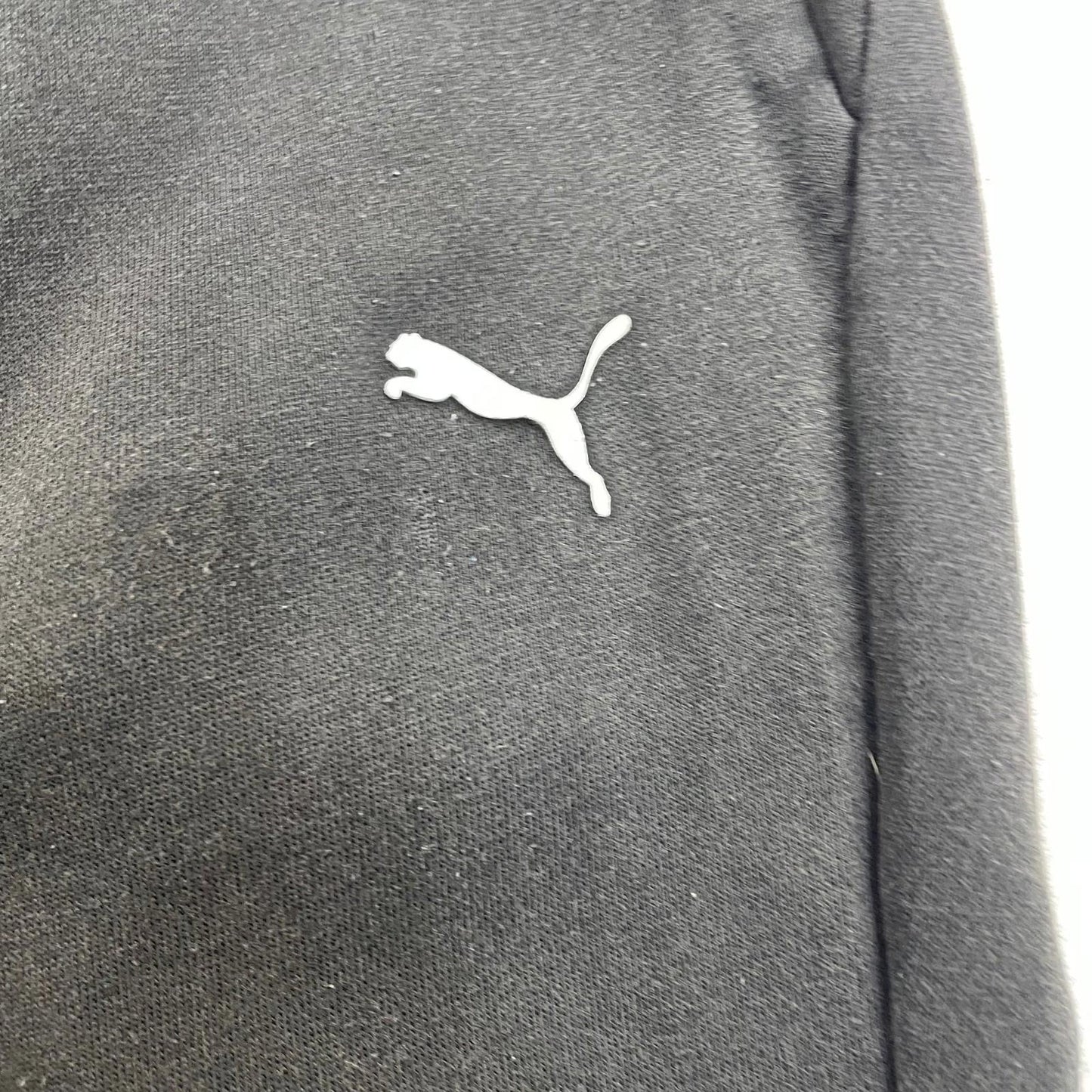 Puma Sweatpants Jogger Elastic Waist Black Mens Small