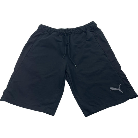 Puma Shorts Athletic Drawstring Black Casual Mens Medium