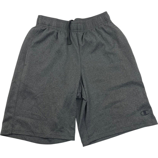 CHAMPION Athletic Shorts Drawstring Waist Lightweight Grey Mens Small