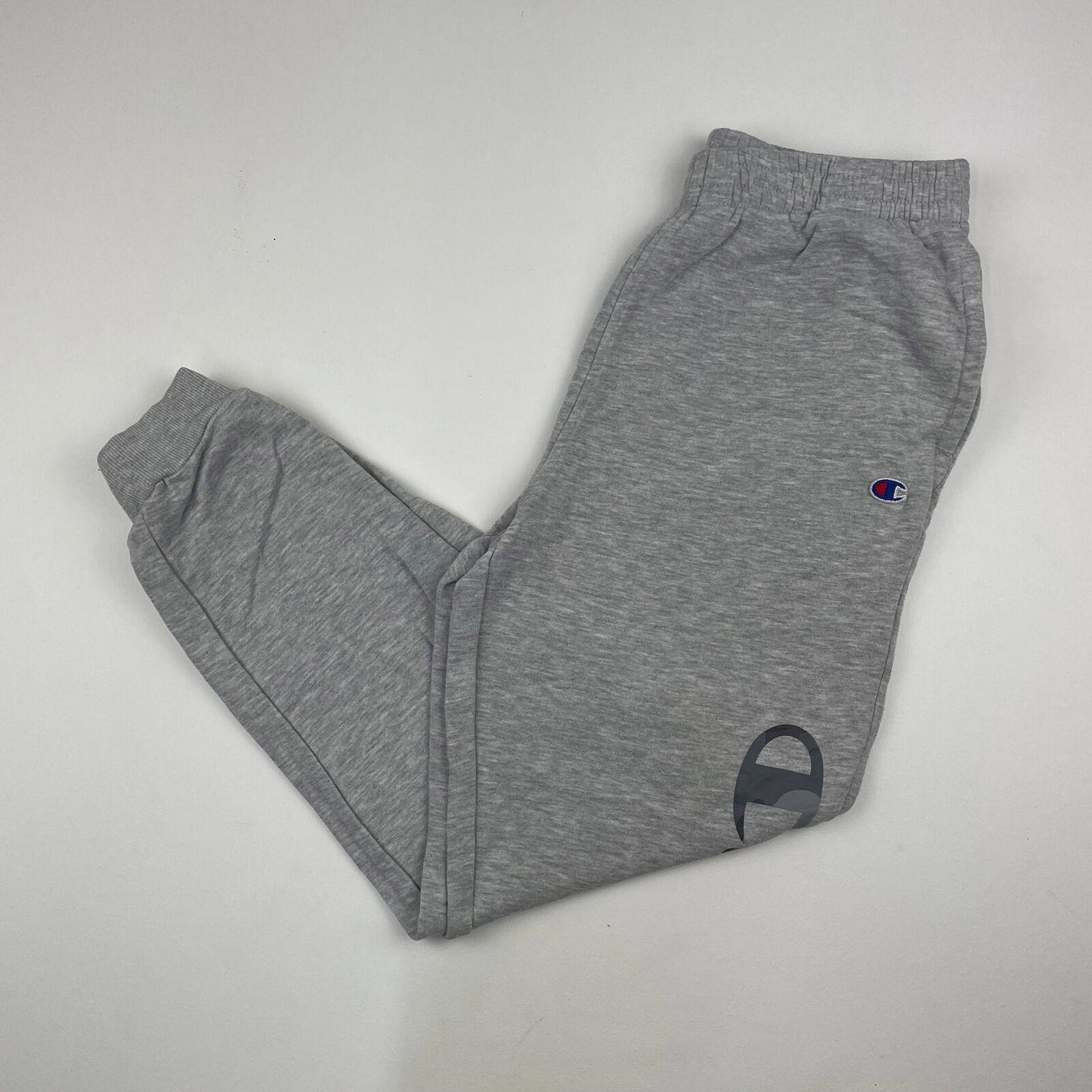 Boys CHAMPION Youth Grey Joggers , Spellout , Size Youth XL