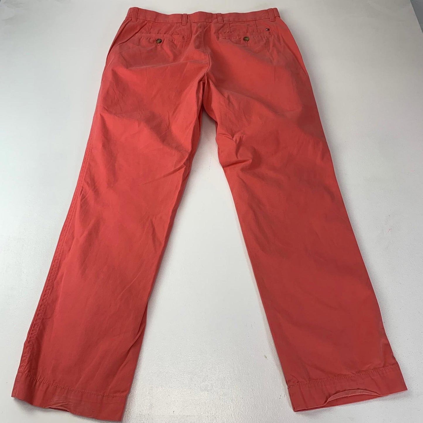 Tommy Hilfiger Slim Fit Trousers Casual Lightweight Pink Mens 34 X 30