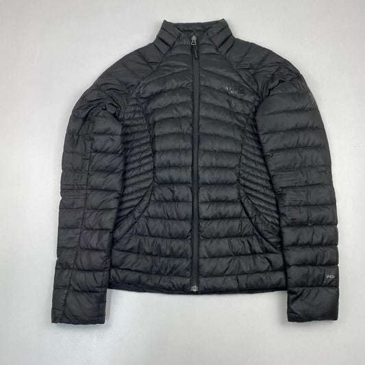 Womens THE NORTH FACE 700 Black Puffer Jacket , Lightweight , Size XS