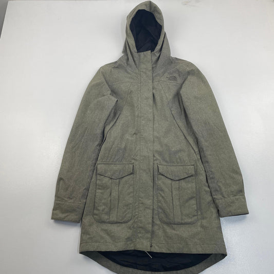 Women’s THE NORTH FACE Green - Grey Hyvent Jacket , Size XS