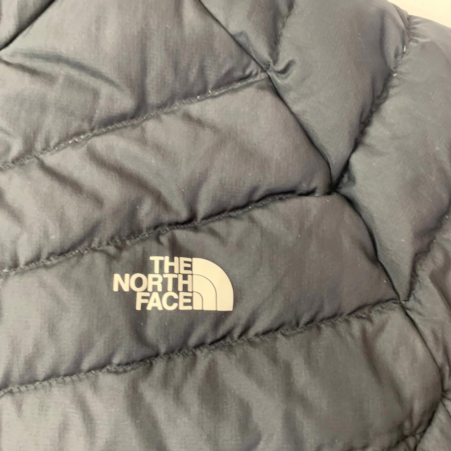 The North Face Puffer Jacket Hooded Insulated Black Women's Size L