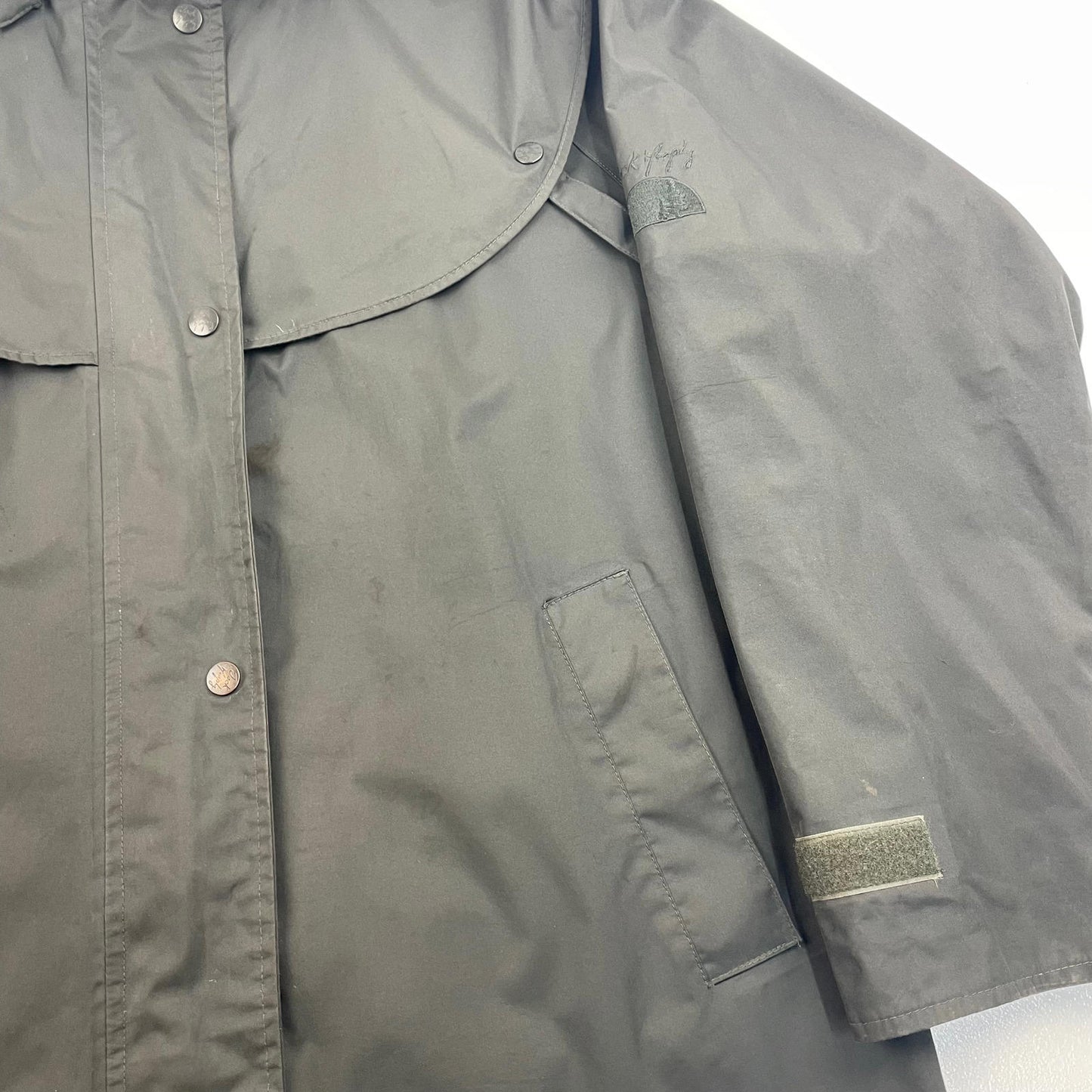 Women’s JACK MURPHEY Green Riding Trench Jacket , Size UK12