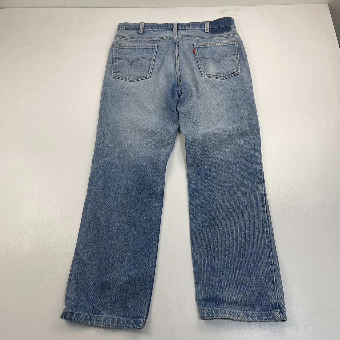 Levi's Vintage Jeans Straight Stone Wash Blue Relaxed Mens W32 L28