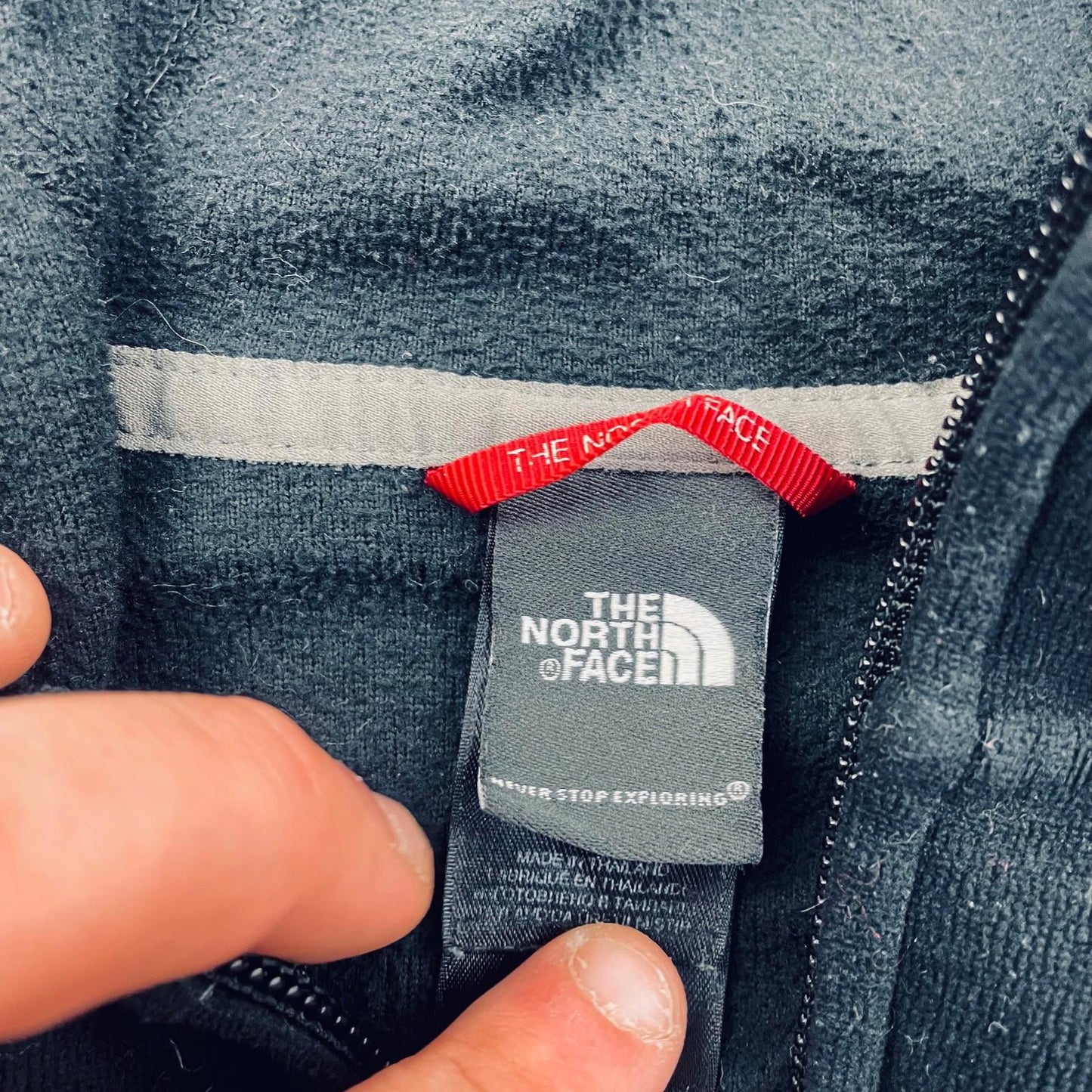 THE NORTH FACE Hoodie Full Zip Black Outdoor Warm Women's M