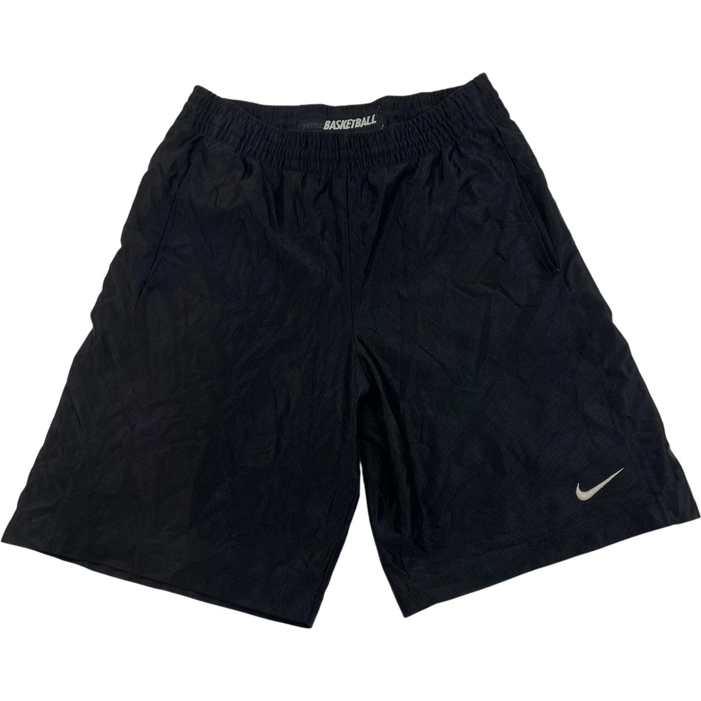 NIKE Basketball Shorts Dri-FIT Black Mesh Athletic Sportswear Mens S