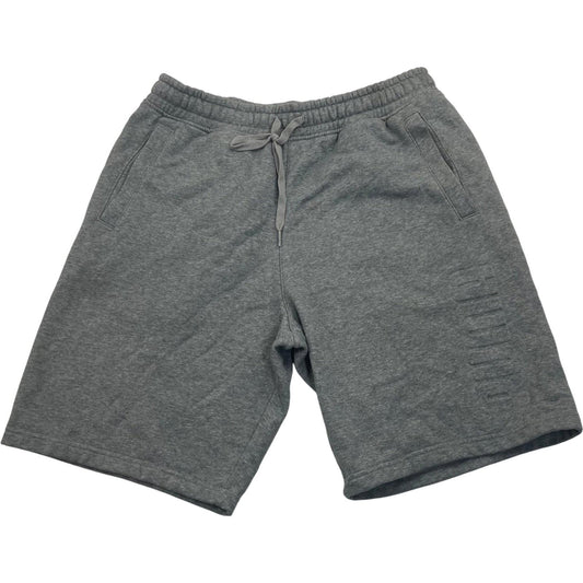Puma Sweat Shorts Drawstring Casual Grey Mens Medium