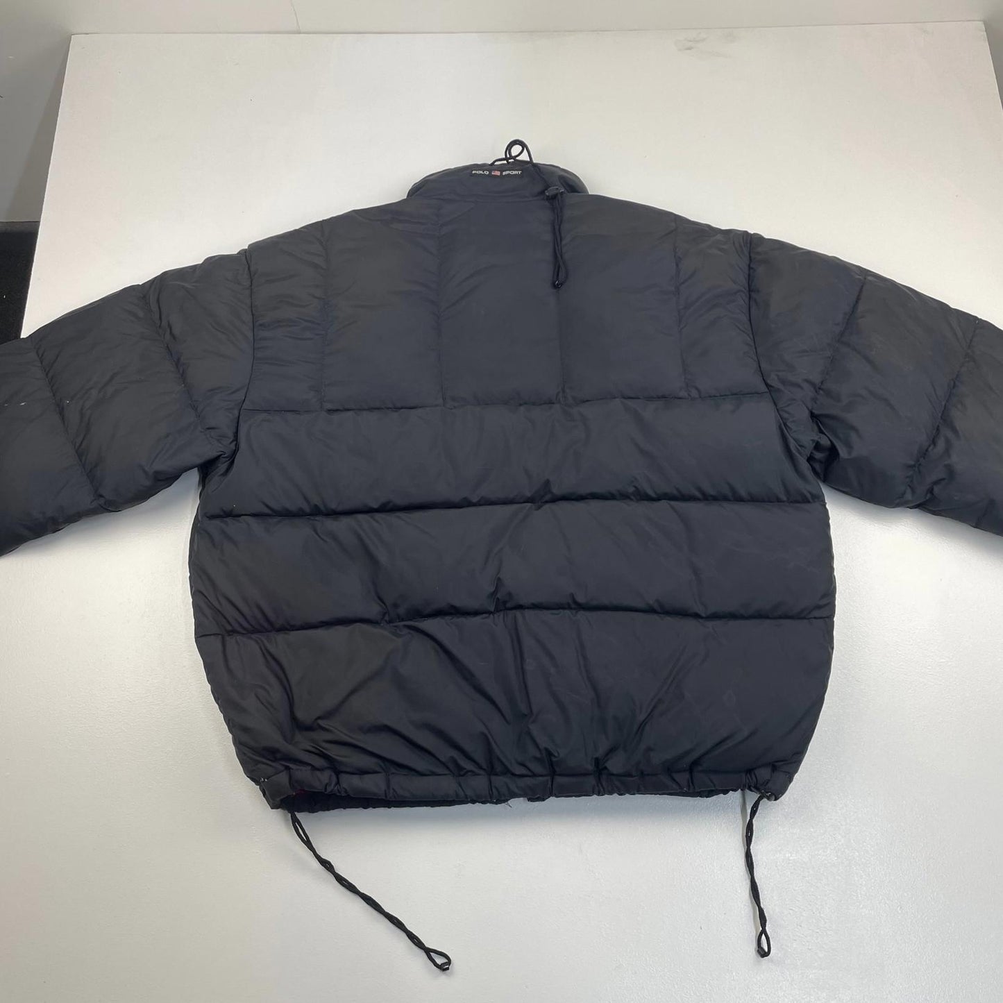 RALPH LAUREN Polo Sport Puffer Jacket Quilted Black Warm Mens XL