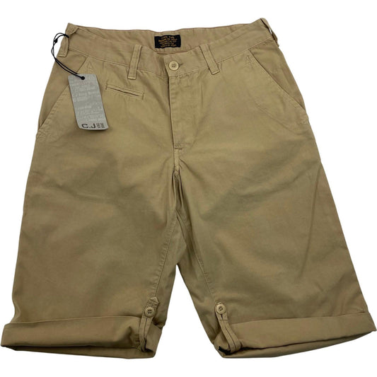 Casucci Type CJS Bermuda Chino Shorts Casual Beige Mens Size 32