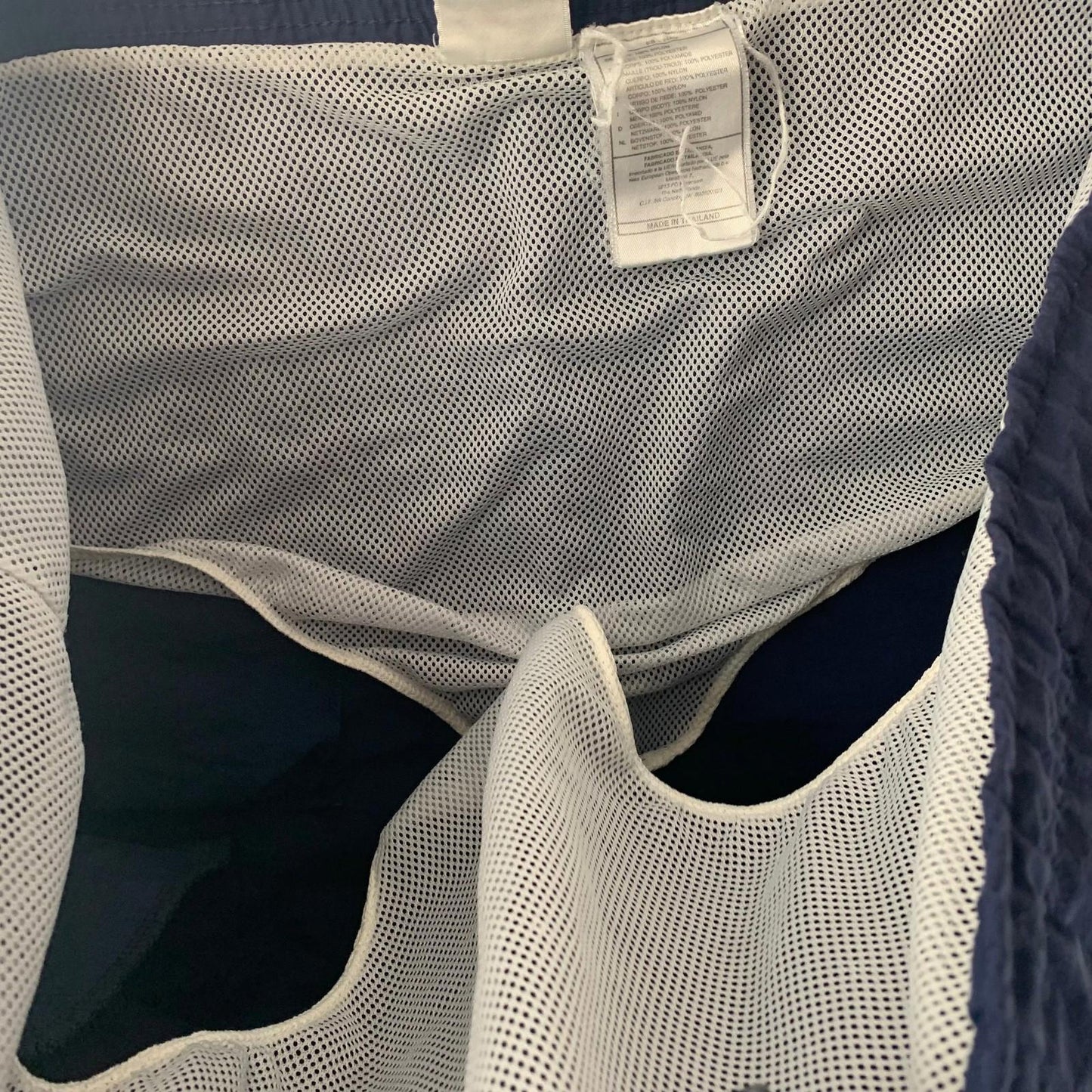 Nike Swim Shorts Mesh Lining Elastic Waist Blue Drawstring Mens XL