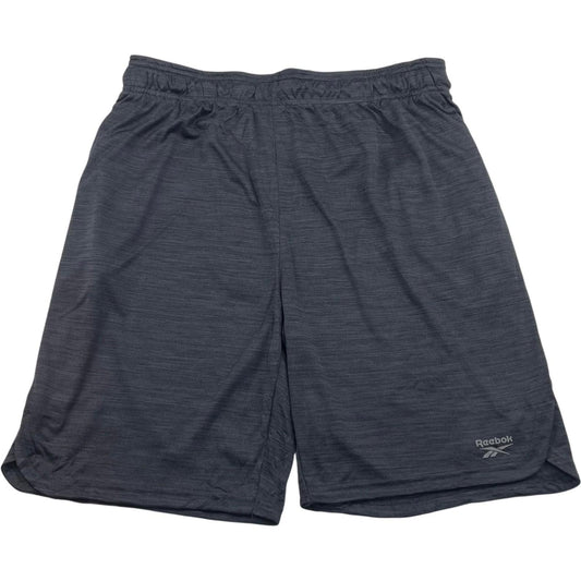 REEBOK Athletic Shorts Lightweight Activewear Grey Mens Size L