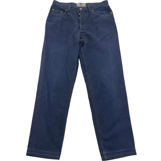 Levi Strauss Straight Leg Vintage Blue Denim Jeans Mens W32 L34
