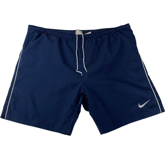 Nike Swim Shorts Vintage Style Drawstring Blue Mens Size XL