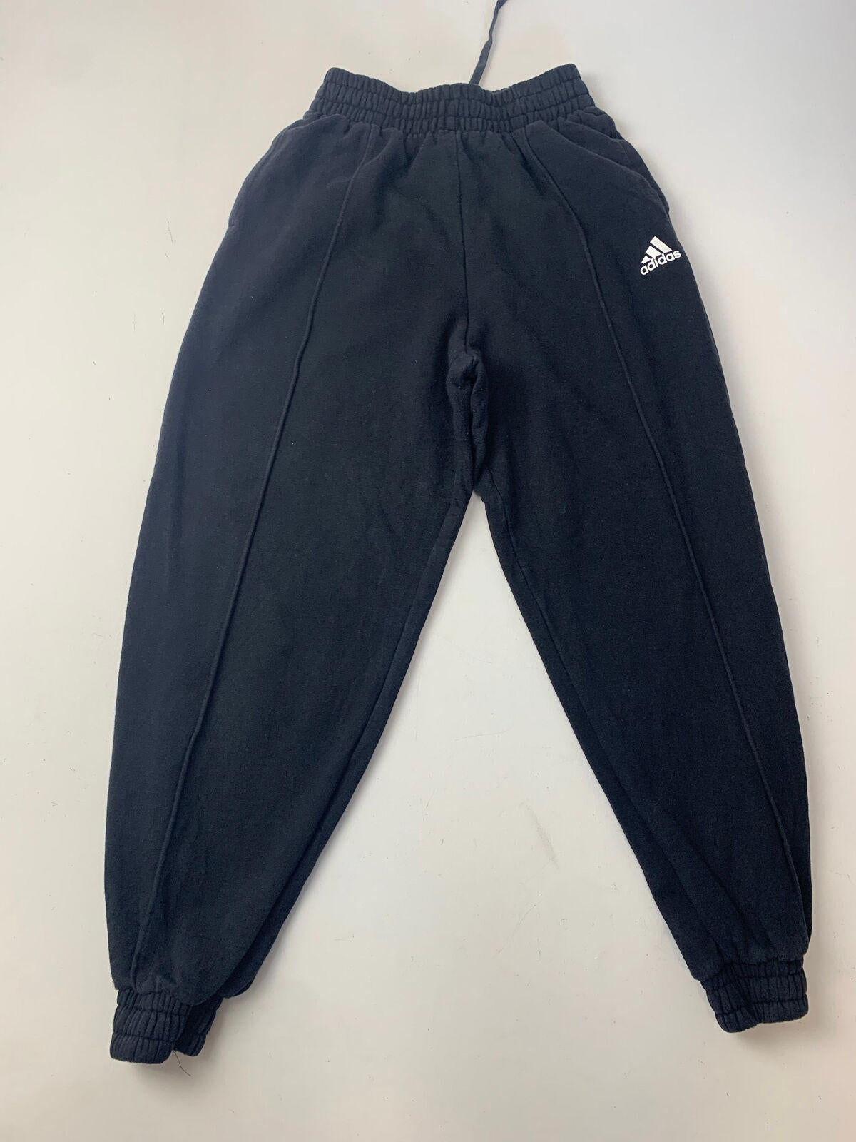 Womens ADIDAS joggers / Black / XS / Uk 4-6 / Baggy Wide Fit / Pleated