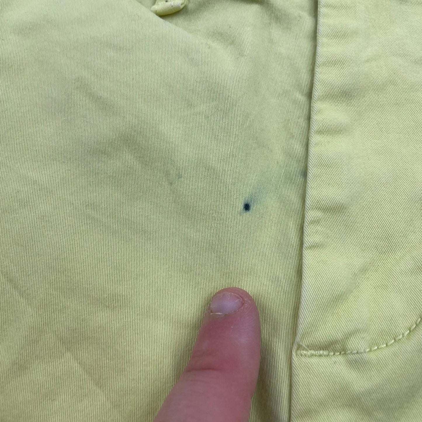 Tommy Hilfiger Chino Shorts Casual Yellow Mens Size 30