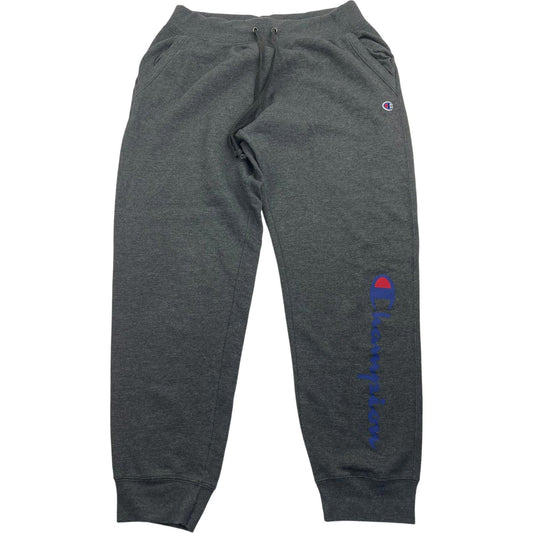 Champion Authentic Athleticwear Jogger Pants Logo Grey Drawstring Women L