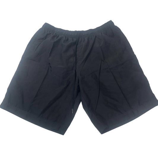 PUMA Athletic Shorts Elastic Waist Black With Logo Mens L