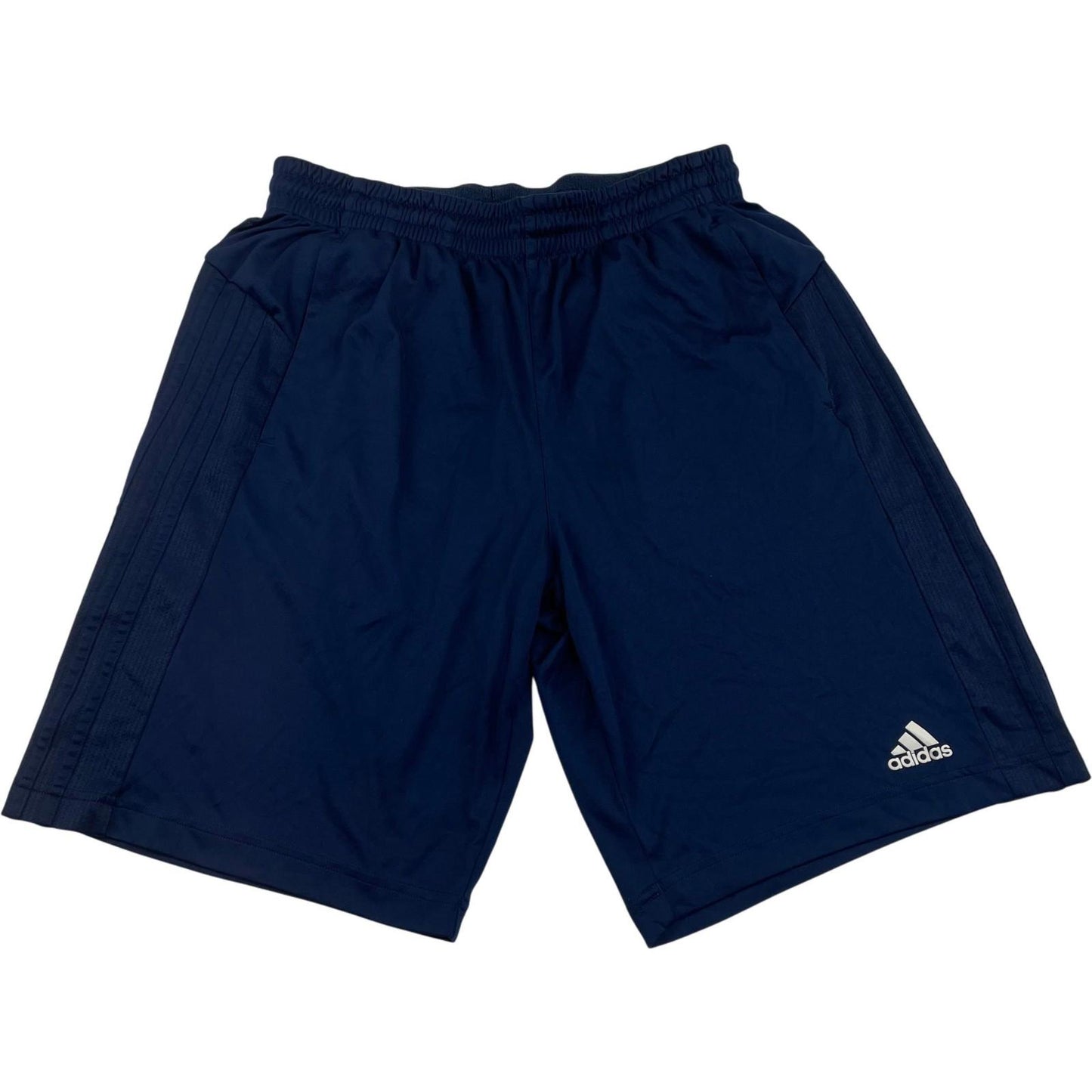 ADIDAS Athletic Shorts Elastic Waist Blue Mens M