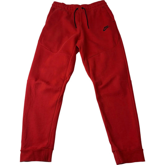 Nike Jogger Tech Fleece Trousers Red Boys XL Age 15-16 Years