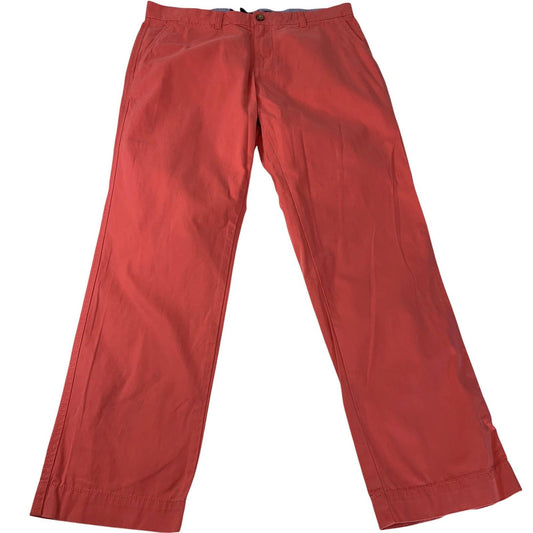 Tommy Hilfiger Slim Fit Trousers Casual Lightweight Pink Mens 34 X 30