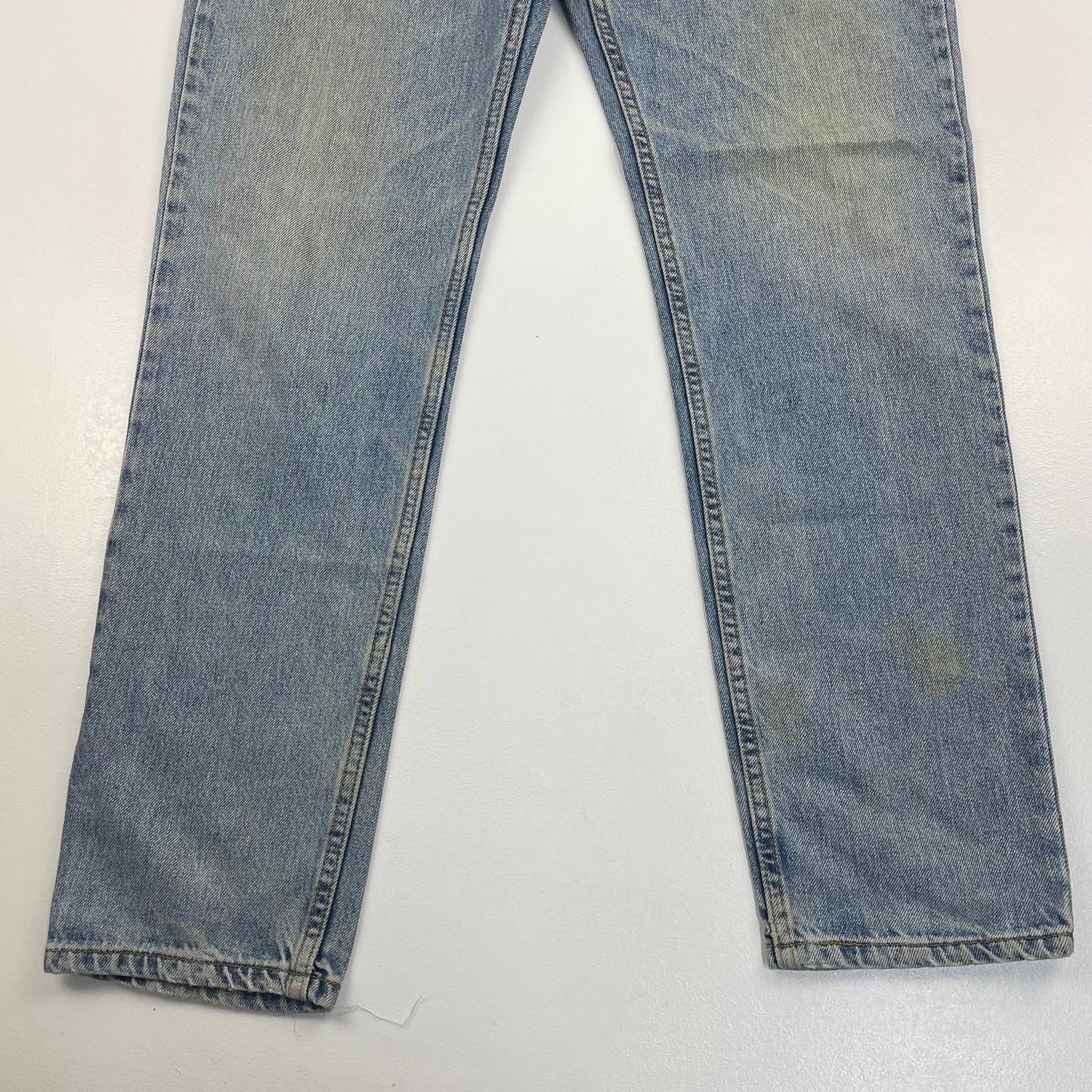 LEVI'S 512 Slim Fit Jeans Vintage Blue Denim Mens W34 L32
