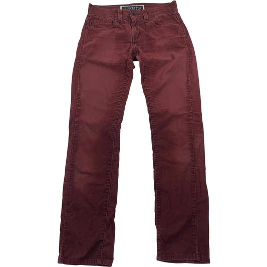 Levi's 511 Skinny Corduroy Trousers Red Mens W28 L30