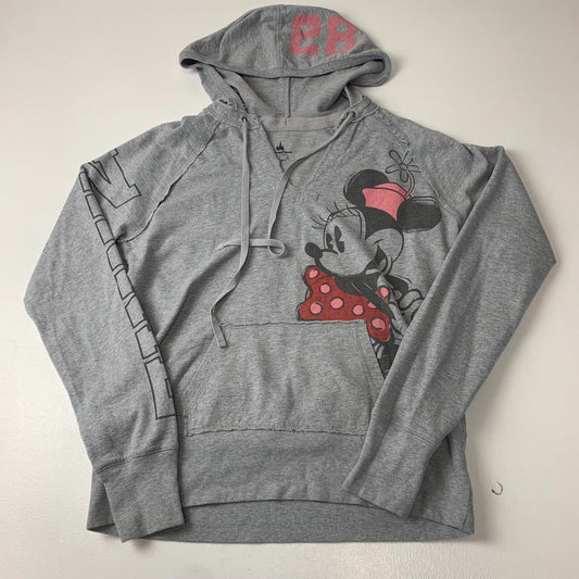 Girls Disney Minnie Mouse Hoodie / Grey / Girls Large / 13-14yrs