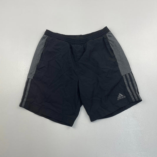 Men’s ADIDAS Black & Grey Swim / Sport Shorts , Size S