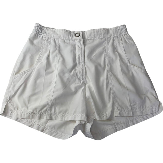 Adidas Vintage Tennis Shorts Retro Sports White Women UK 10