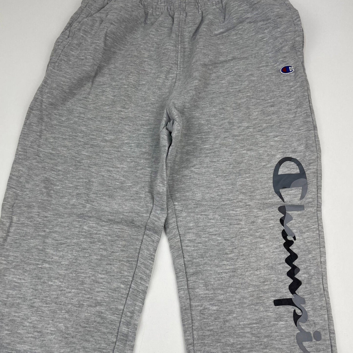 Boys CHAMPION Youth Grey Joggers , Spellout , Size Youth XL