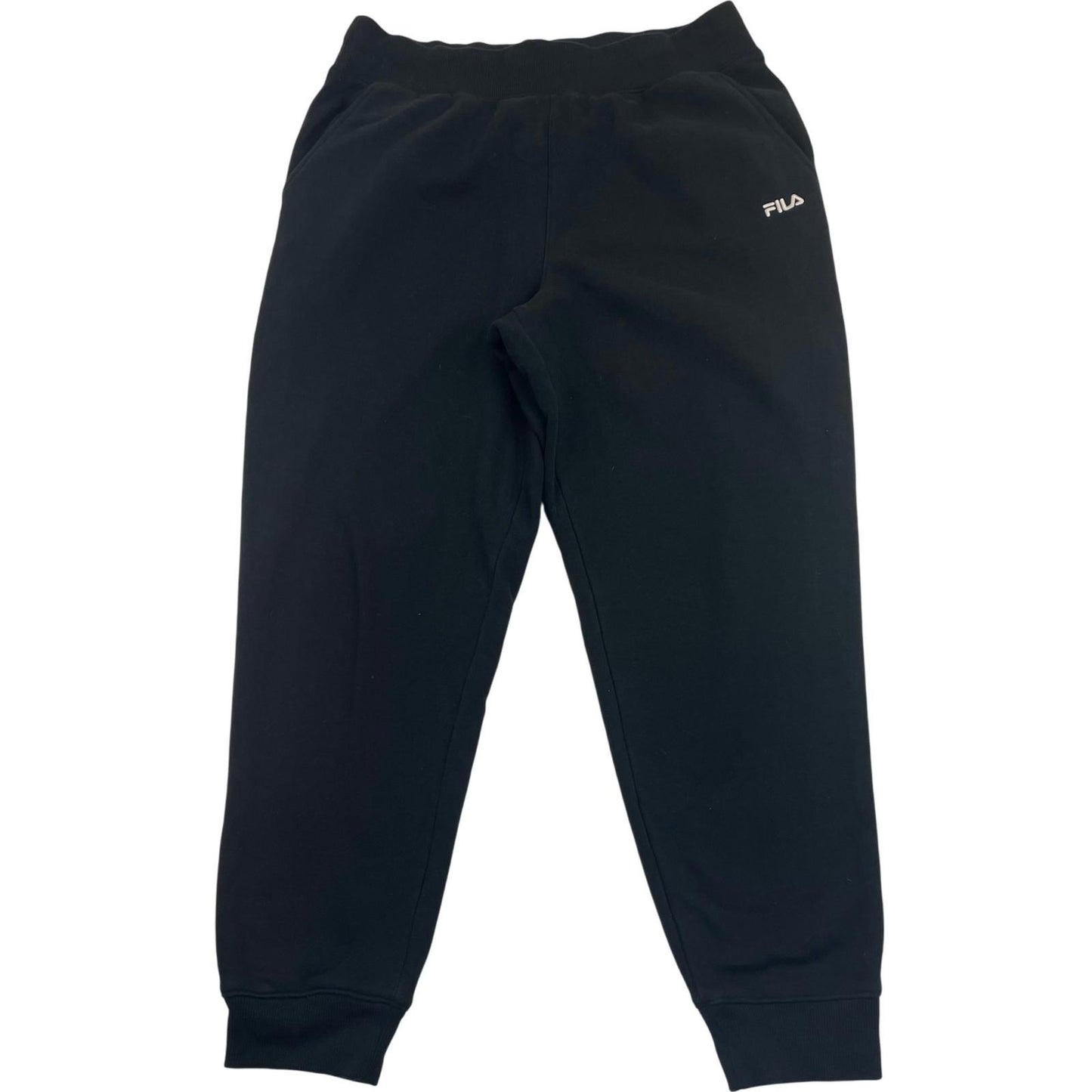 FILA Sweatpants Elastic Waist Joggers Black Women XL